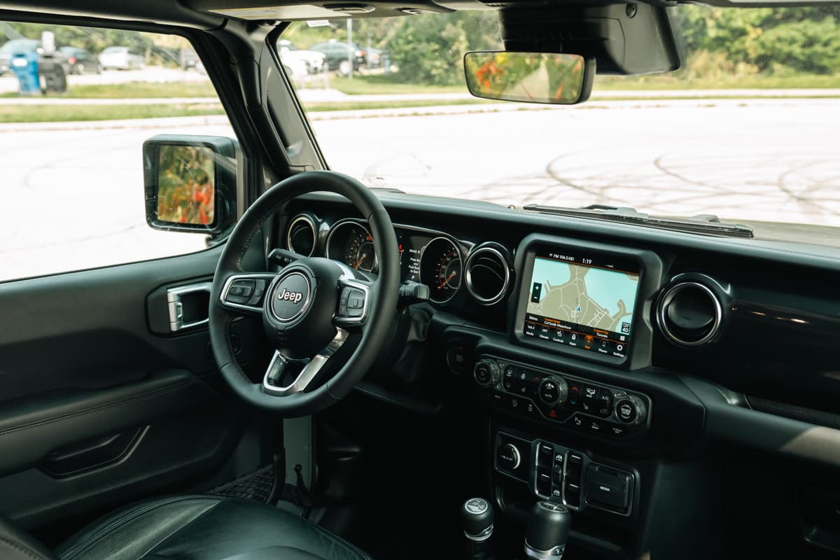 Jeep interior