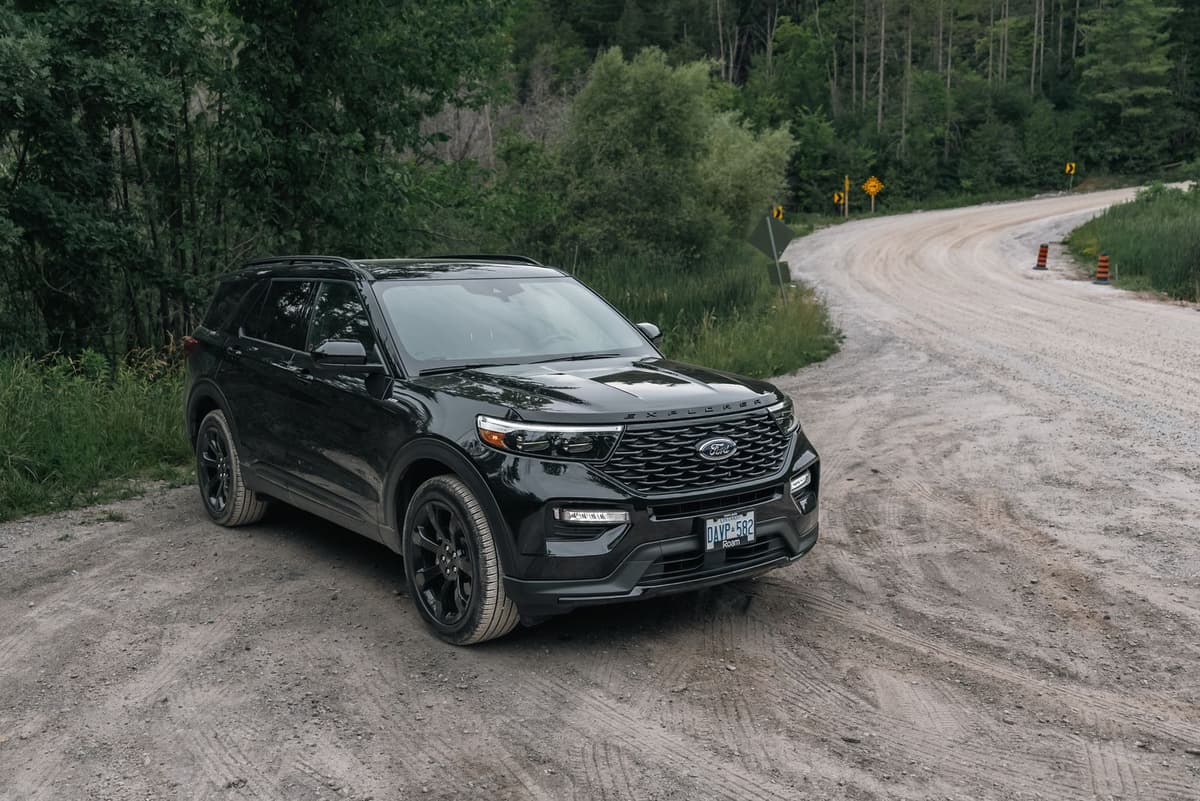 Ford Explorer from the Roam fleet during assessment